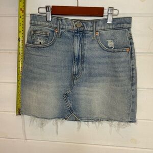 Lucky Brand Light Blue Denim Mini Skirt